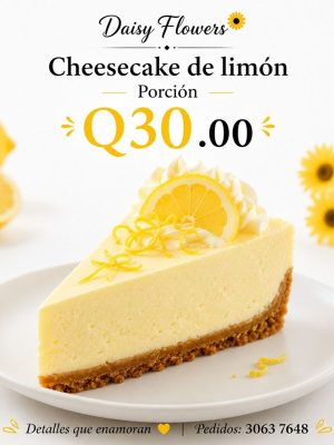 Cheesecake de limón