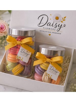 Dúo de frascos de macarones