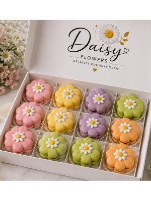 Macarones florales
