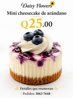 Mini cheesecake de arándano